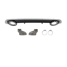 Heckdiffusor Schwarz + Blenden