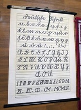 Lehrtafel Sütterlin Deutsche Schrift Carl Link - selten