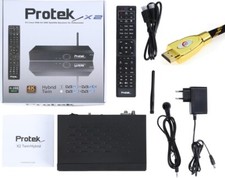 Protek X2 Combo 4K Sat Receiver H.265 2160p E2 DVB-S2/C/T (X1 9920 9911 9910) 