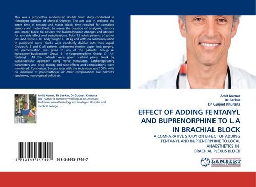 Effect adding fentanyl - of,