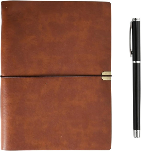 Vintage leder tagebuch - vintage,