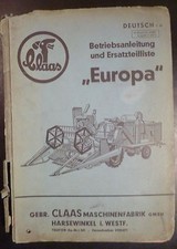 Claas Mähdrescher Europa