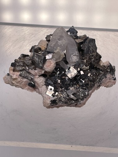 Bergkristall rhodocrosit - bergkristall,