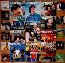 VISIONS 2002/11 Musikzeitschriften + allen Heft CD's/Sammlerzustand/Top Preis/