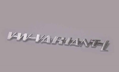 Variant emblem metall - variant,
