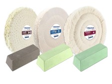 6-tlg. Alu-Polierset Ø150mm