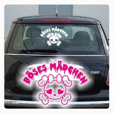 Böses Mädchen Skull Autoaufkleber Tattoo Auto Aufkleber Heckscheibe A2038