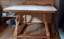 Jogltisch, Massivholztisch, Esstisch, 110x110