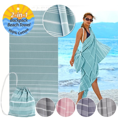 Hamamtuch 2in1 strandtuch - hamamtuch,