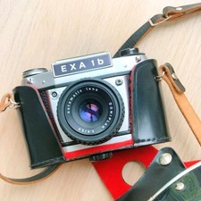 EXA 1b Vintage 35mm Spiegelreflexkamera mit Meyer-Görlitz Domiplan 2,8/50mm O...