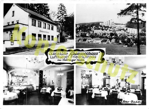 Friedrichroda gaststätte - ak,