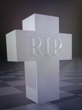 Abdeckkappe GRABSTEIN  -  KREUZ Schutzkappe Anhängerkupplung Schutz