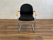 Wilkhahn Besucherstuhl schwarz chrom