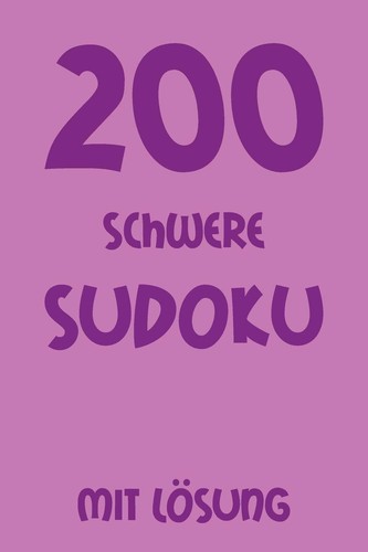200 schwere sudoku mit - schwere,