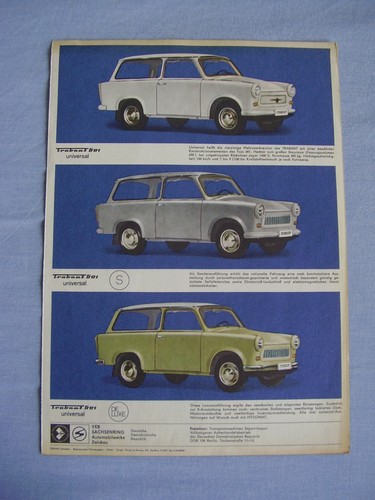 Trabant veb sachsenring - trabant,