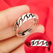 verstellbarer Kettenring 925