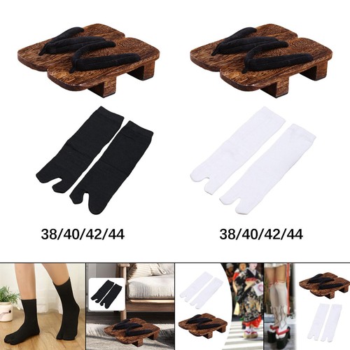 Japanische holz clogs mit tabi - japanische,