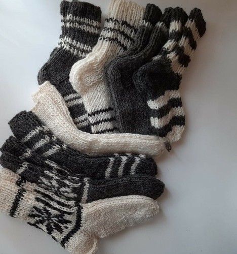 Damen schafwollsocken socken - ,