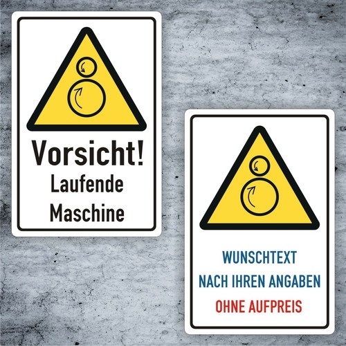 Schild vorsicht laufende - schild, vorsicht!