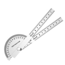 Edelstahl Finder Herrscher Winkel -Prospraktor Maschinenbau Zimmerei Arbeiten