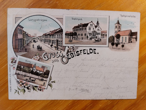 Litho oebisfelde 1897 - litho,