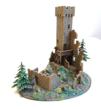 Faller - Burgruine Burg auf Felsen - 130285 - H0 -Gebäude Häuser Haus -- CK 1280