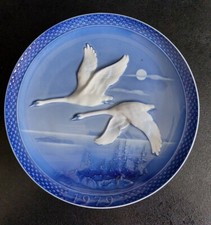 Jahresteller-Wandteller 1979 - blau-weiß - Hutschenreuther - Limitierte Auflage