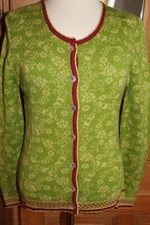 LaLana Jacquard Strickjacke