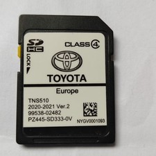 TOYOTA TNS 510 V2 NAVIGATION SD-Karte EUROPA 2020 - 2021