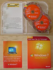 Windows 7 Home Premium Family Pack ☆ 3 Lizenzen mit Upgrade-Option ☆ 32 & 64 Bit