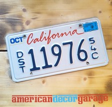 USA Nummernschild/ Kennzeichen/license plate*California Distributor Dealer*