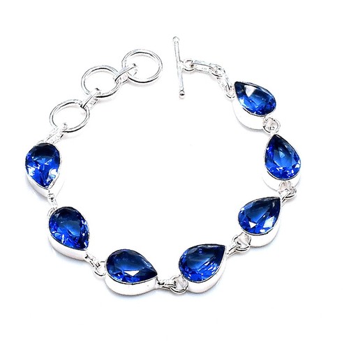Blauer tansanit edelstein - blauer,