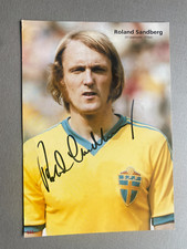 ROLAND SANDBERG WM 1974  signed signierte AGON BigCard 15x21 Autogramm