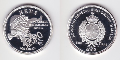 500 lira silber münze malta - 500,