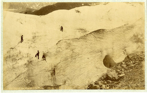 Frankreich glacier des - glacier,