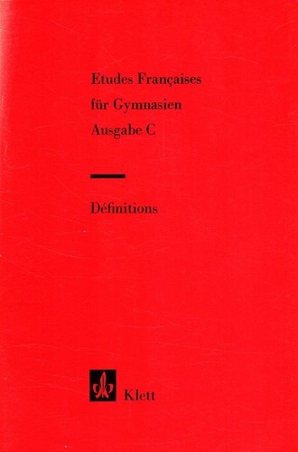Etudes francaises ausgabe - francaises,