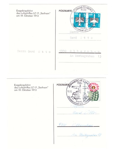 Erinnerungskarte luftschiff - erinnerungskarte, lz