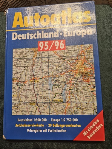 Autoatlas deutschland europa - autoatlas,