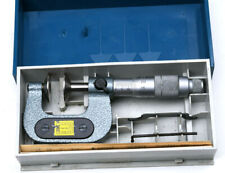 Tesa Teller-Bügelmessschraube 0-25mm Gewinde-Mikrometer Zahnweiten Mümeter 0,01