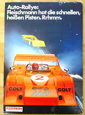FLEISCHMANN Auto Rallye, schönes und seltenes WERBEPLAKAT, 59x42 cm, sehr RAR