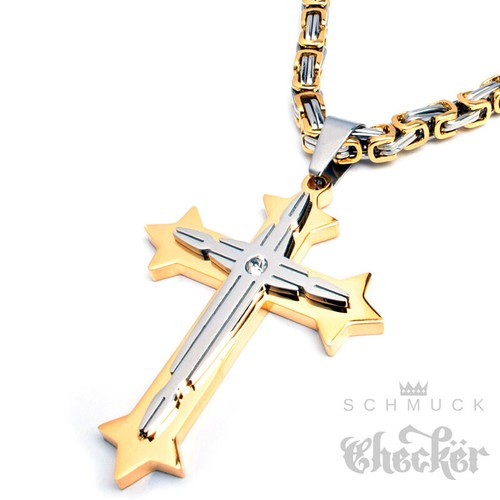 Kreuz anhänger königskette - kreuz-anhänger,