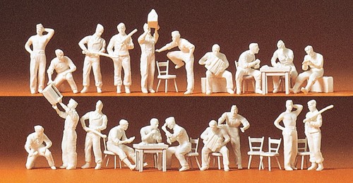Preiser military figuren 87 - figuren, 1:87