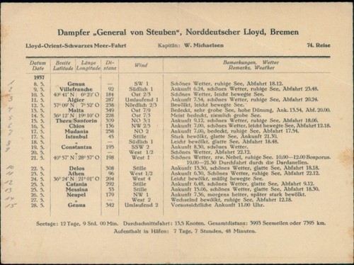 Dampfer general von - ak,