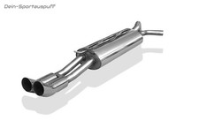 Fox Sportauspuff VW Bora 1J inkl. Variant 2x76 DTM rund scharf