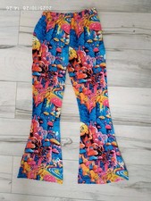 Schlaghose Gr 134/140 bunt gemustert mit elastischem Bund 