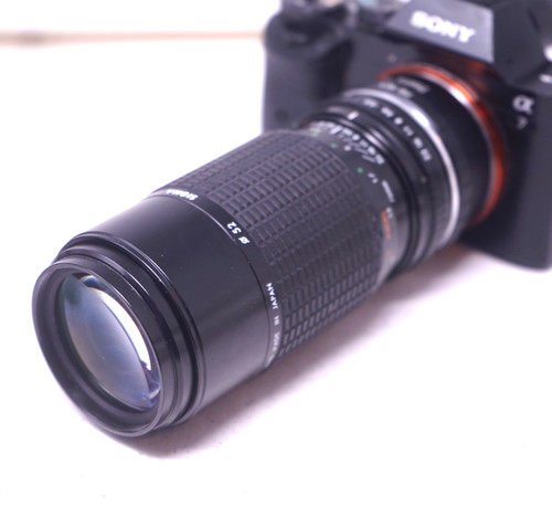 Sony mount adapted sigma - e,