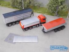 Elbe-Modell 4x Planen (2x gerollt - 2x aufgezogen) passend für Kipper rot EM227