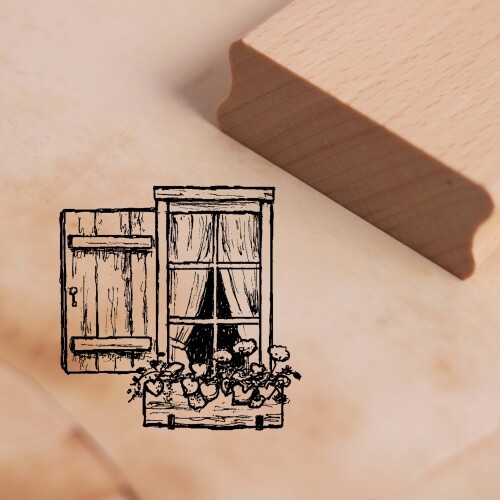Motivstempel fenster mit - motivstempel,
