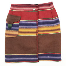 Ralph Lauren Country Rock USA 4 UK 8 Serape Western Navajo Azteken Wolle Vintage