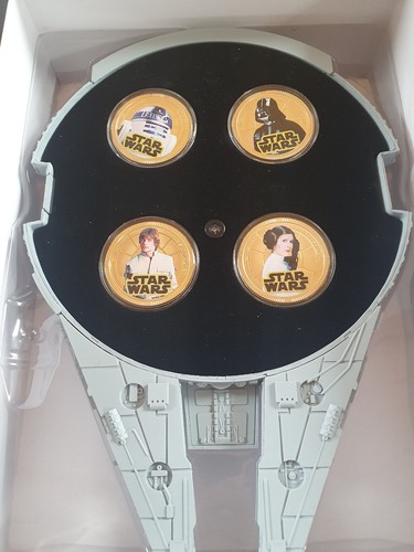 Star wars sammler münzen mit - star,